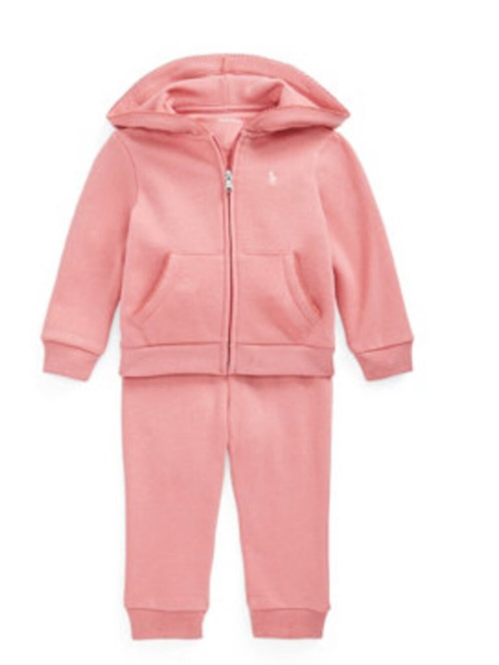 🩷🐎 Polo Ralph Lauren Hoodie & Jogger Set – Pink – Size 3T 🐎🩷